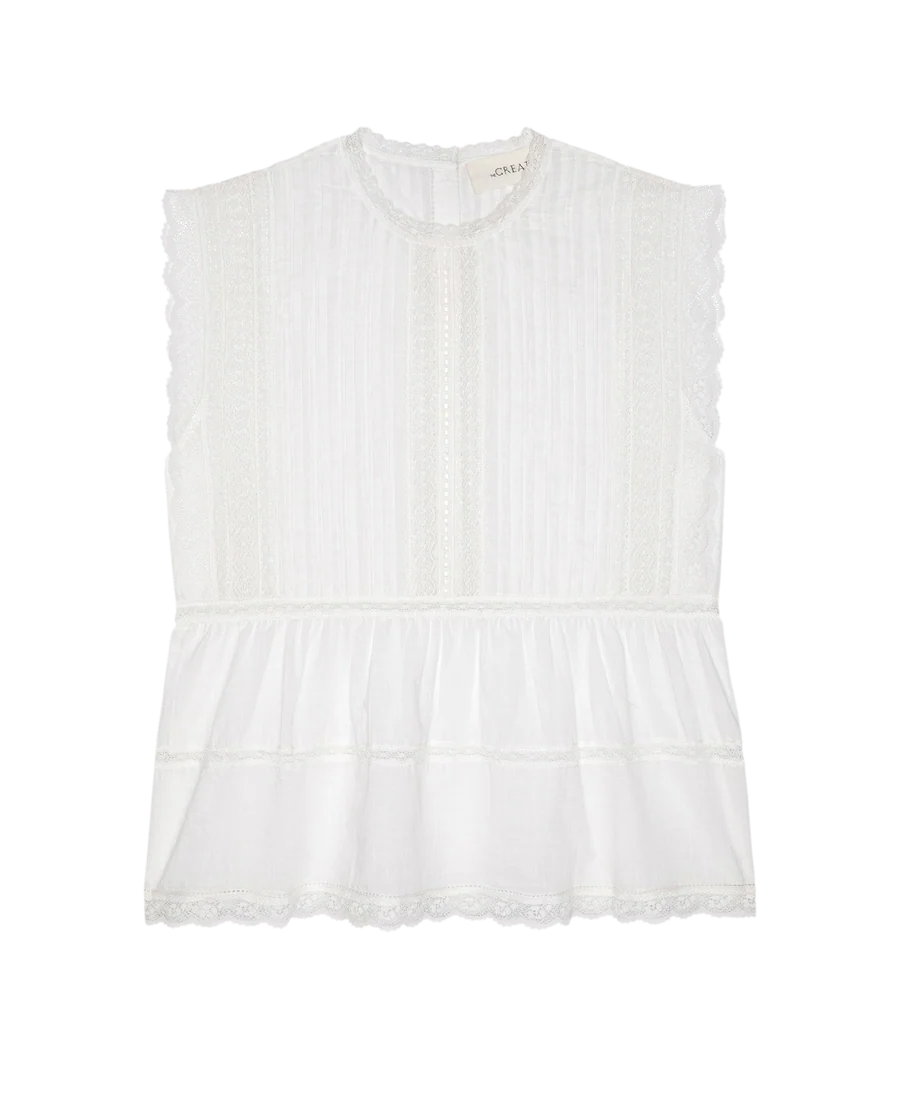 The Sonnet Top True White