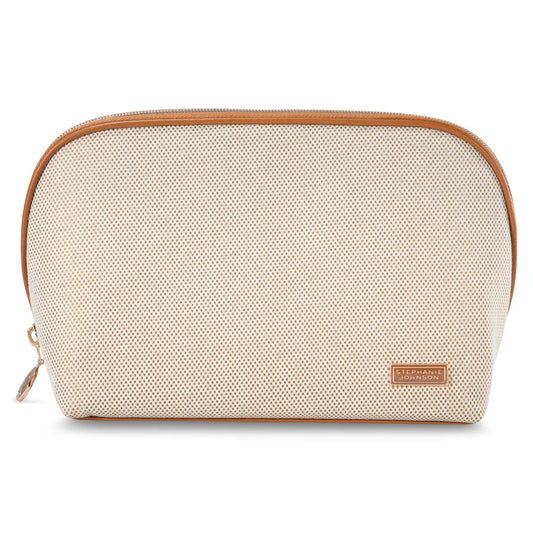 Ivory Lola Makeup Bag