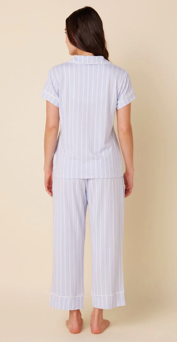 Heritage Blue Stripe Capri