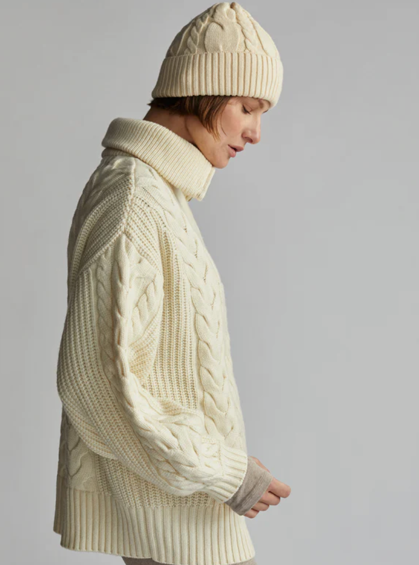 Daria HalfZip CableKnit