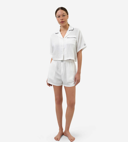 Woven Cotton Short PJ Set