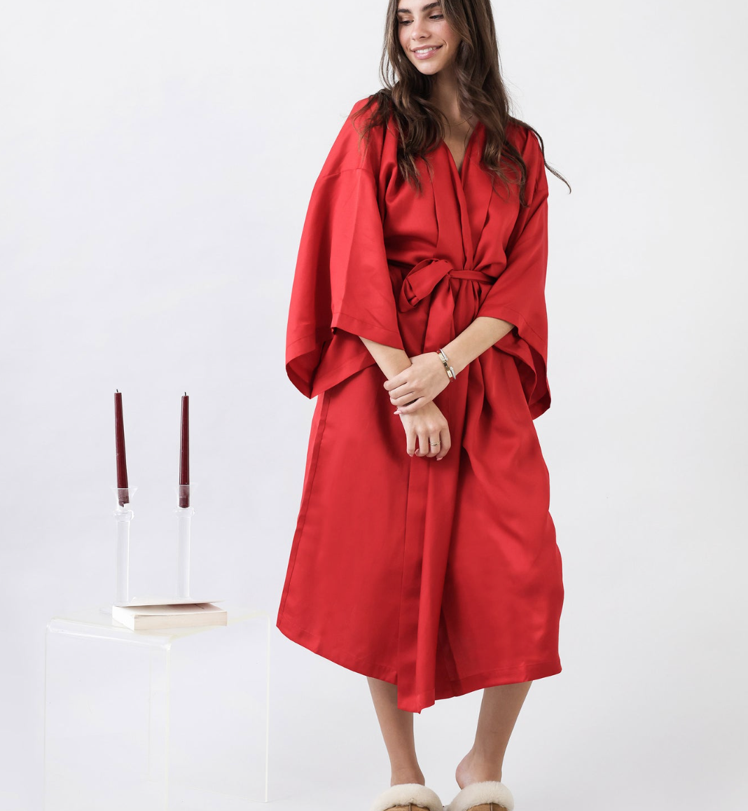 Silky Lyocell Kimono