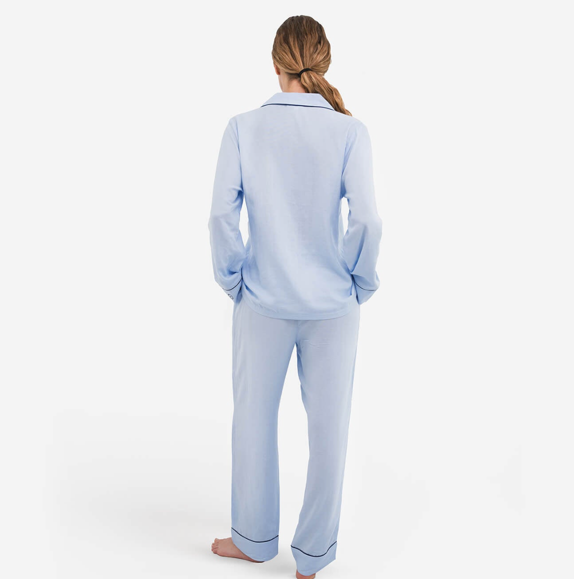 Woven Cotton Long PJ Set