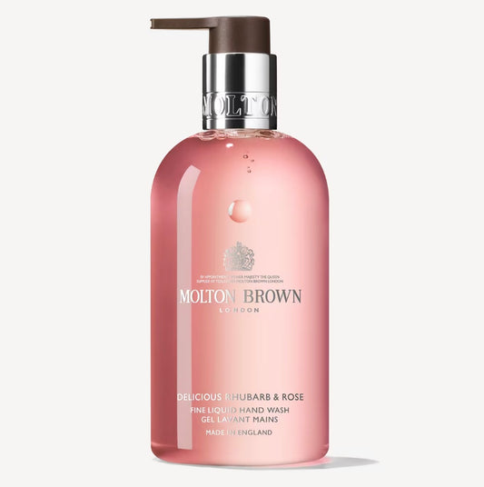 Delicious Rhubarb & Rose Fine Liquid Hand Wash