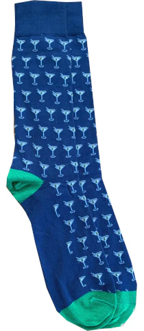 Shaken Not Stirred Socks