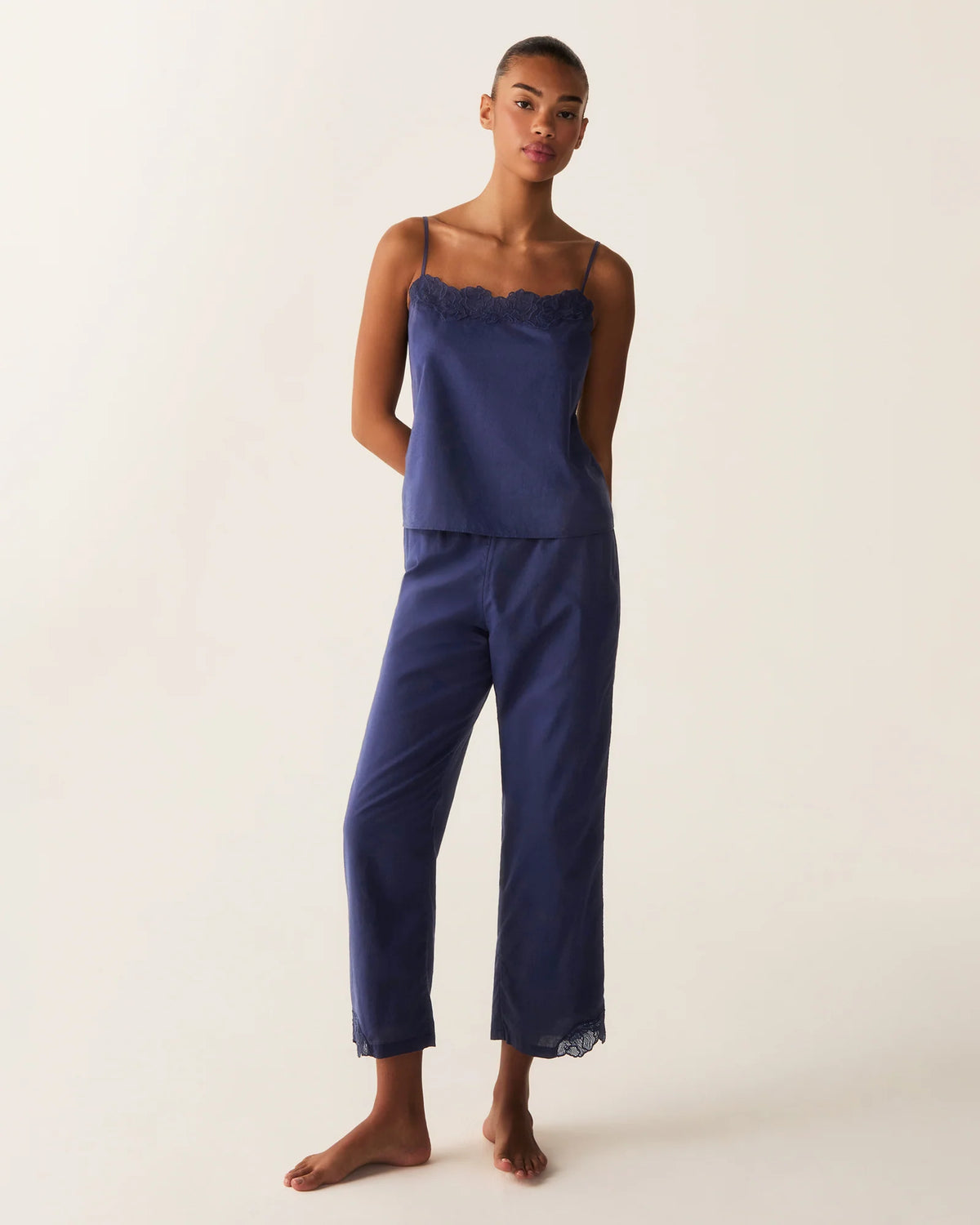 Voile Fleur Cami Pant Set