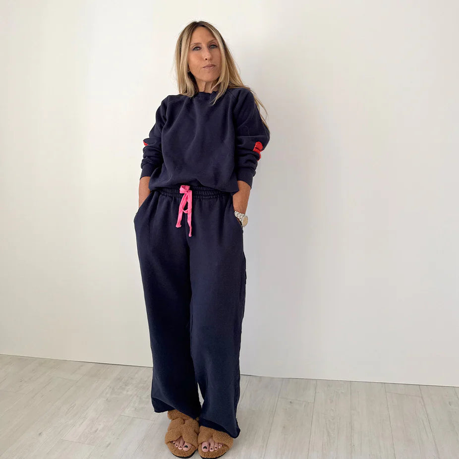 Weekend Barb Sweatpant-Indigo