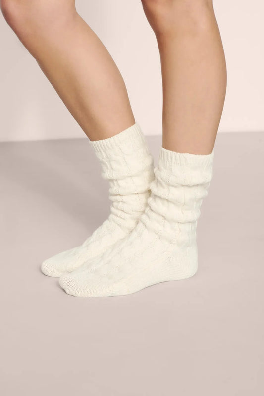 Cozy Socks Ivory