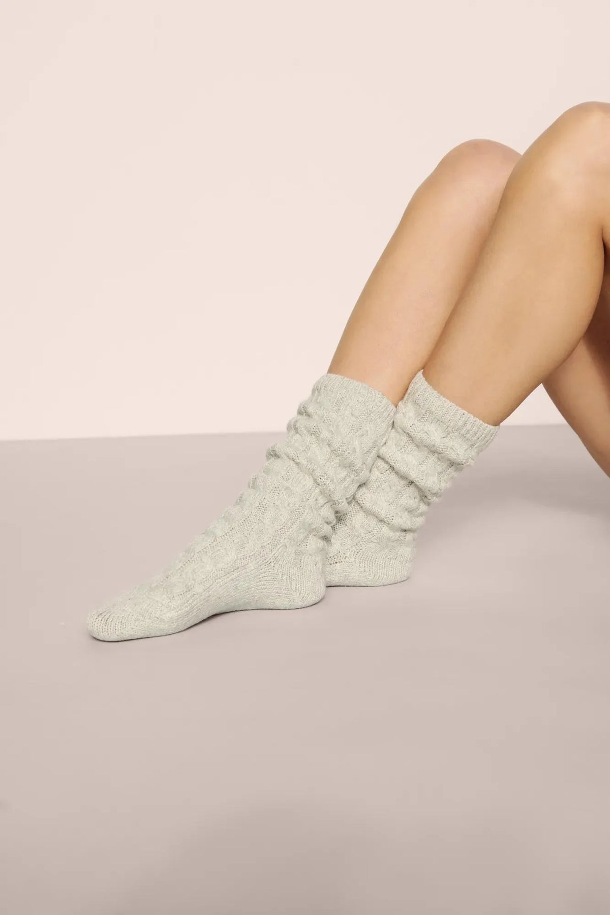 Cozy Socks Light Heather Grey