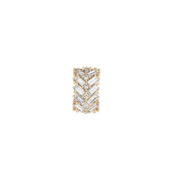 Diamond Chevron Baguette Big Bead