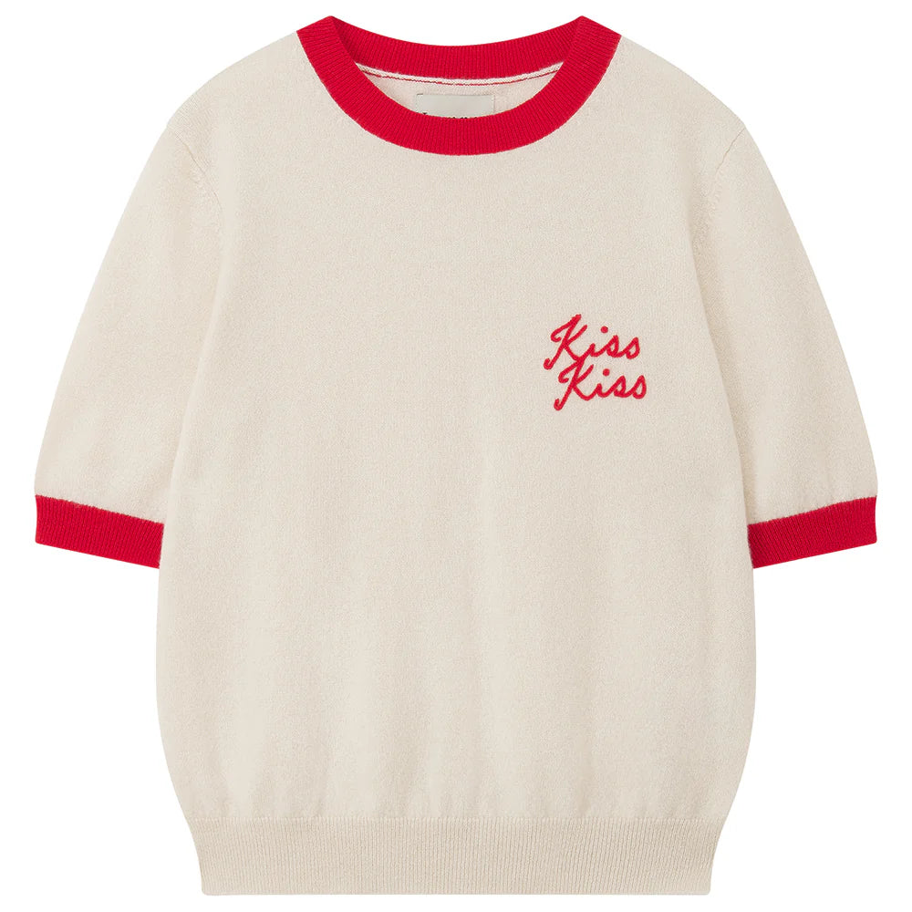 Kiss Kiss Ringer Tee