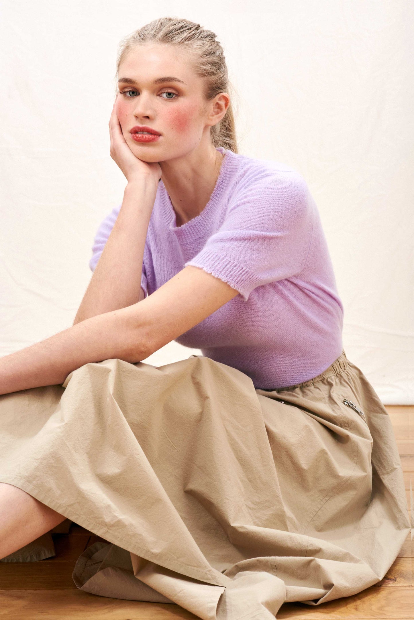Distressed T Shirt Opal