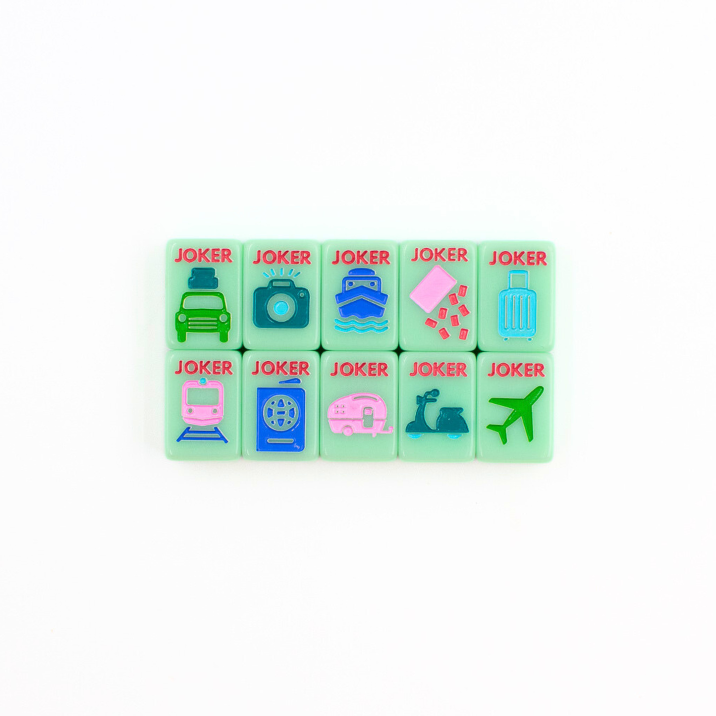 MINI TRAVEL MAHJONG Green