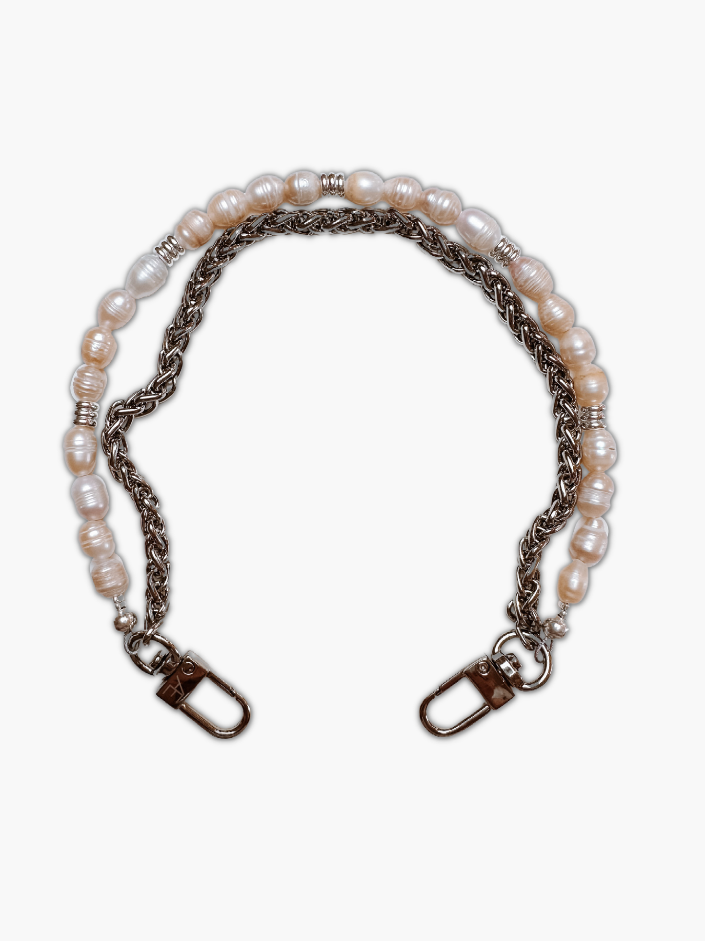 Rosi Minimal - Phone Wristlet: Add Chain / Silver