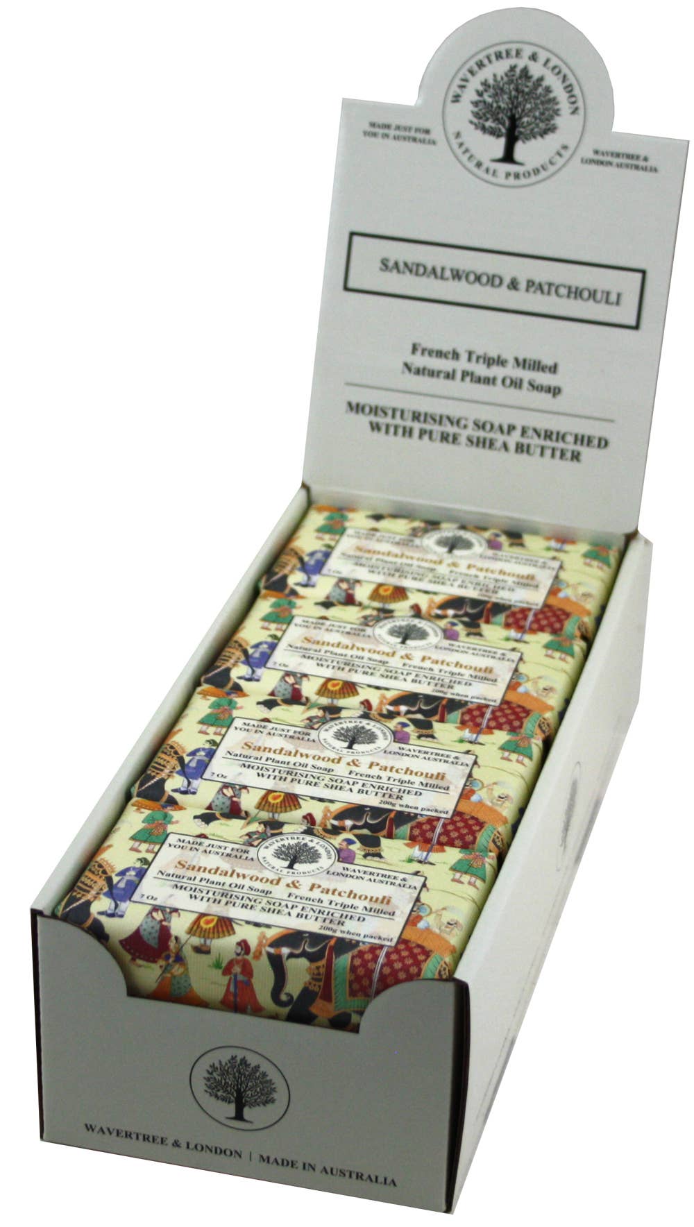 Wavertree & London Sandalwood & Patchouli  Luxury Soap Bars