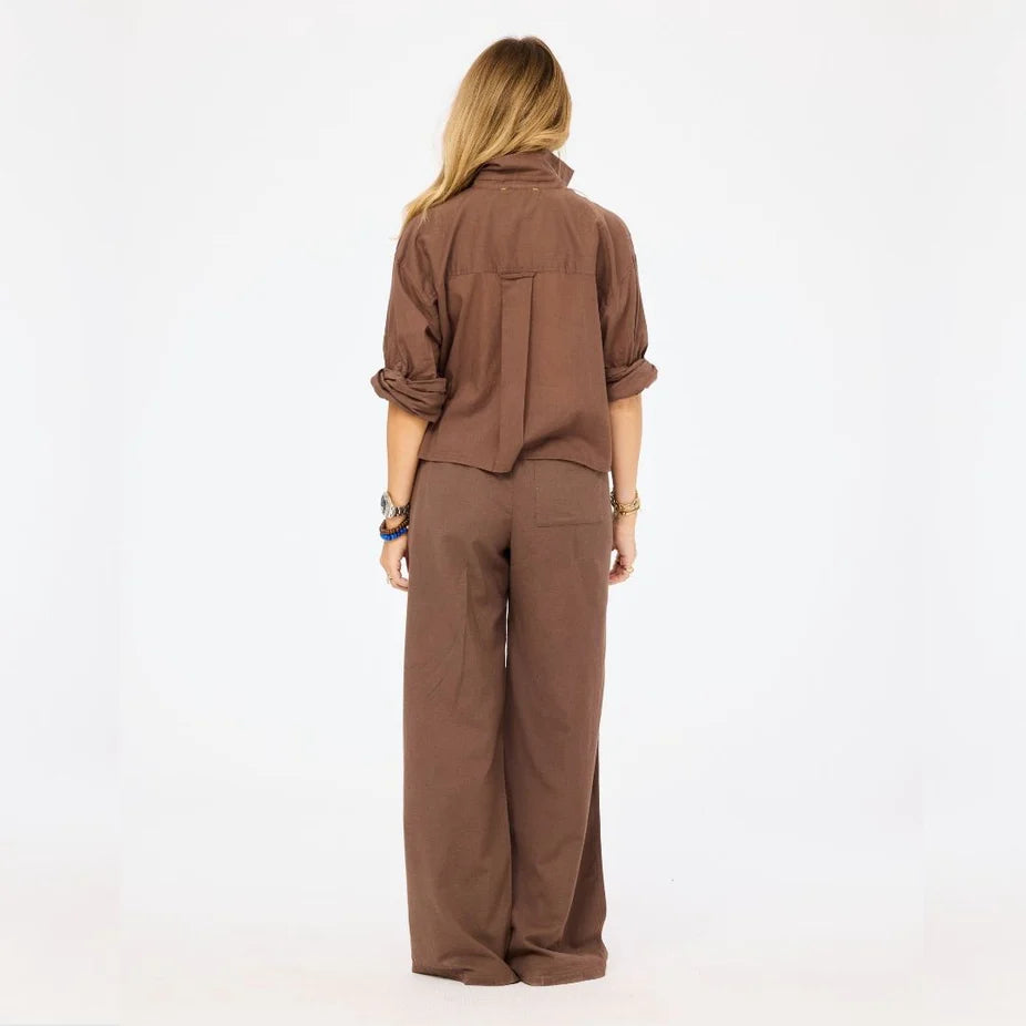 Tia Love Brigade Shirt Caramel Earth