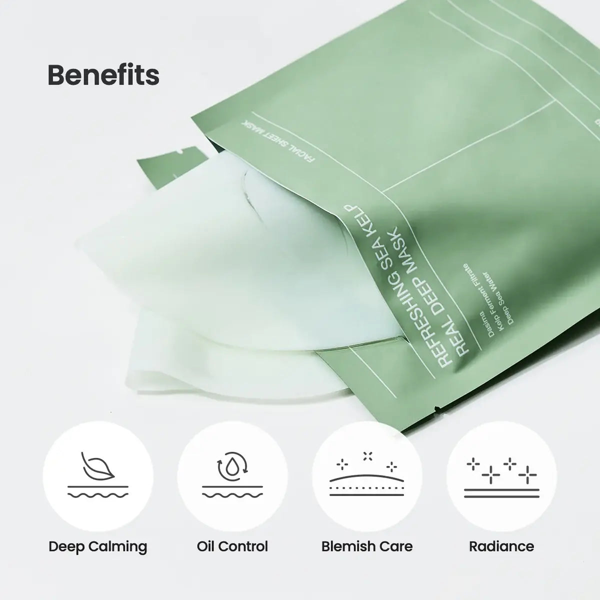 BIODANCE Refreshing Sea Kelp Real Deep Face Sheet Mask