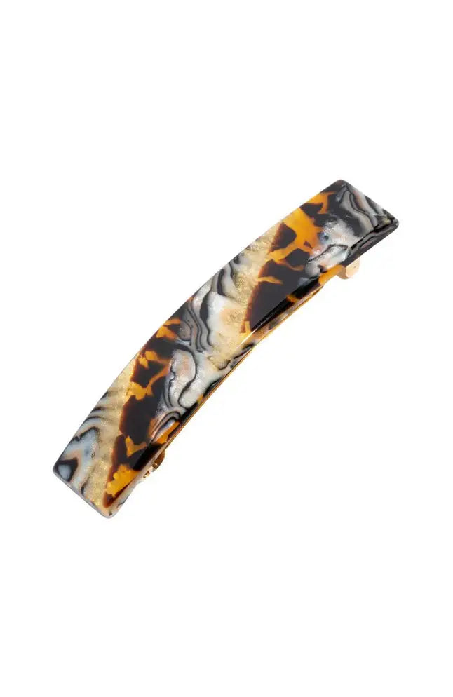 Classic Rectangle Barrette Africa