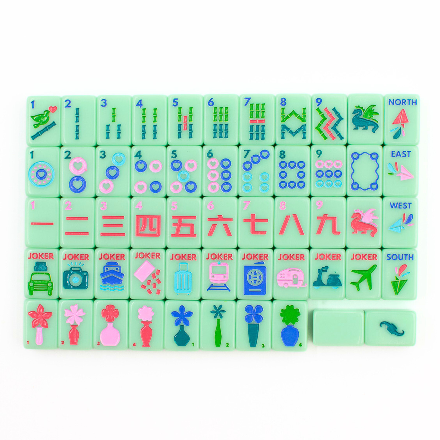 MINI TRAVEL MAHJONG Green