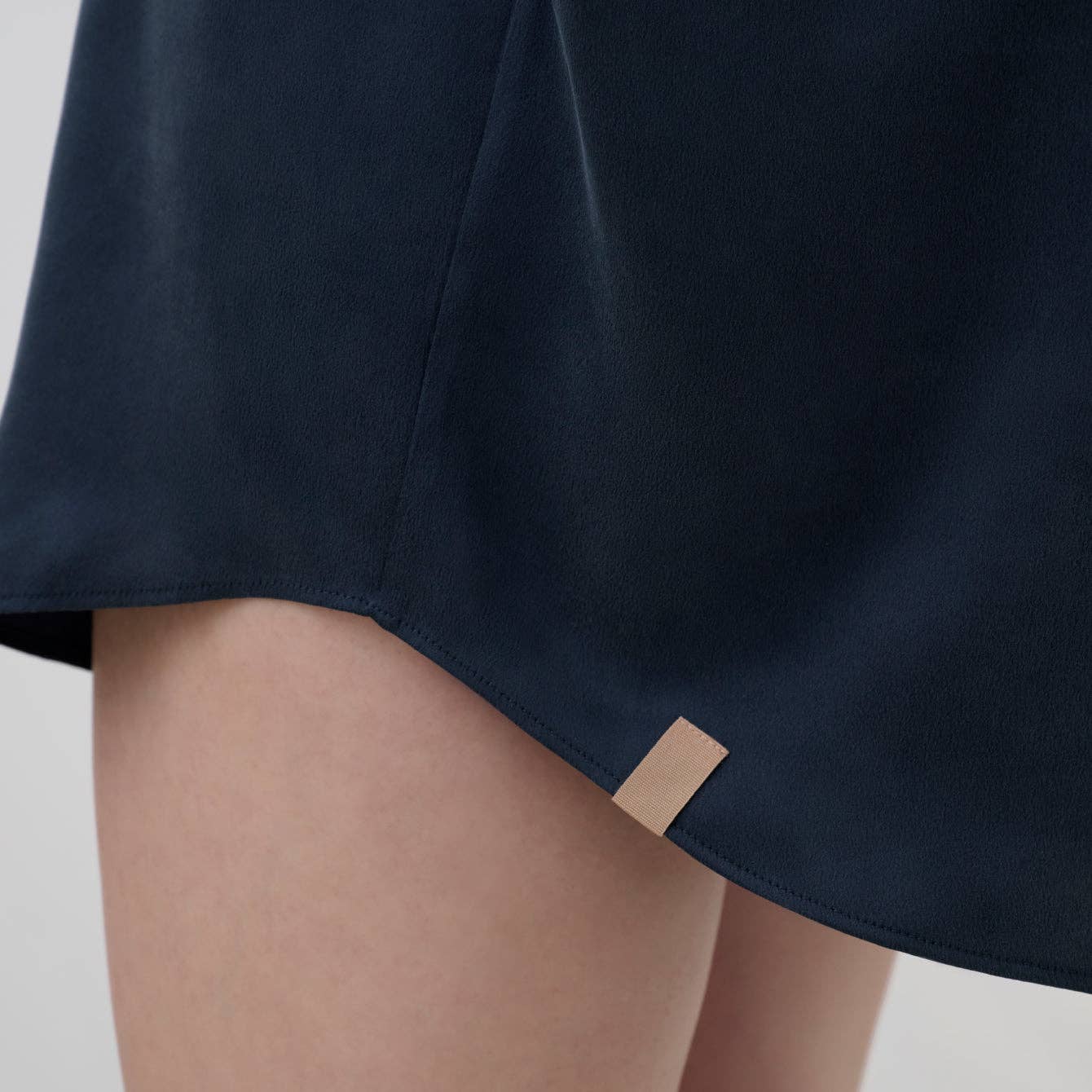 Washable Silk Sleep Shirt Dress M