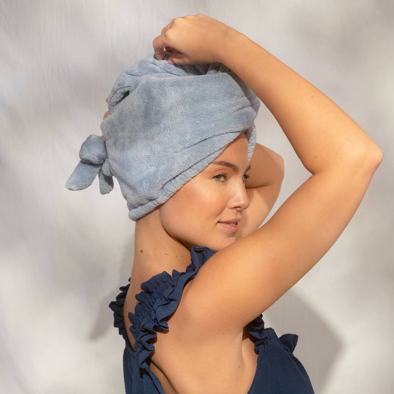 Hair Towel Coastal Blue