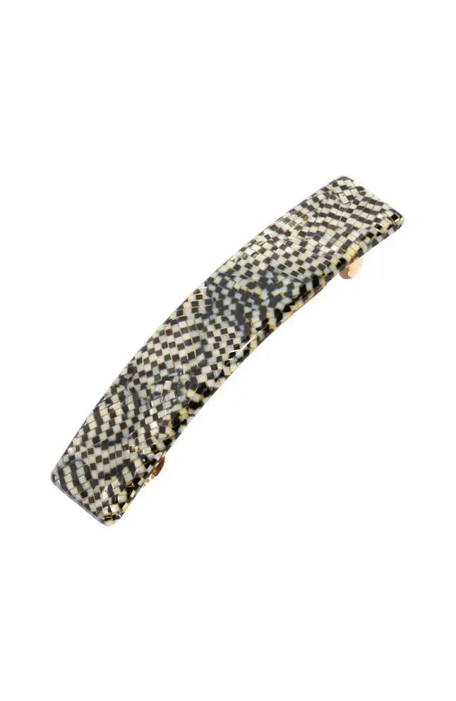 Classic Rectangle Barrette Africa