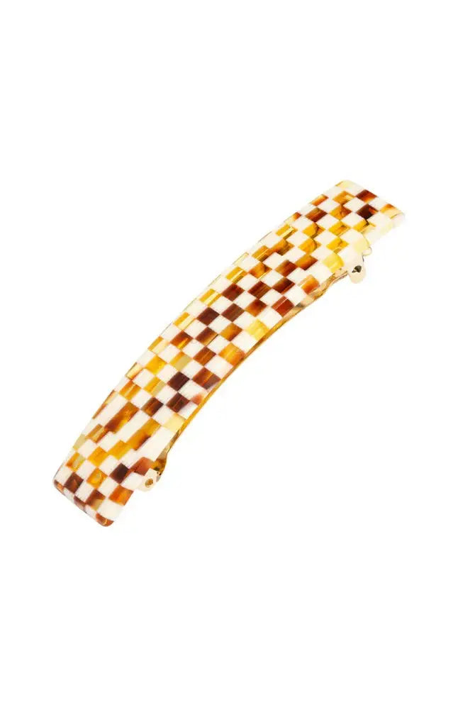 Classic Rectangle Barrette Africa