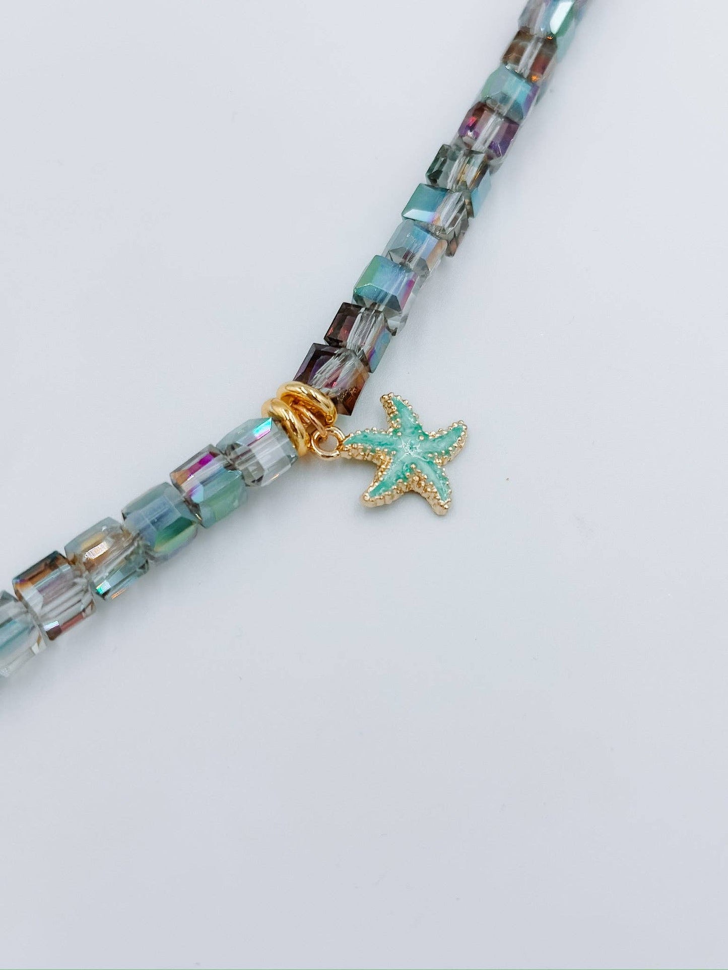 Ritz Teal Crossbody: Gold