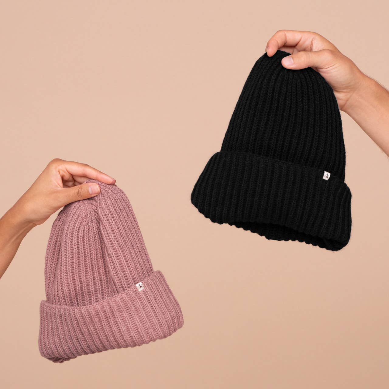 Glazey™ Satin-Lined Beanie - Blush
