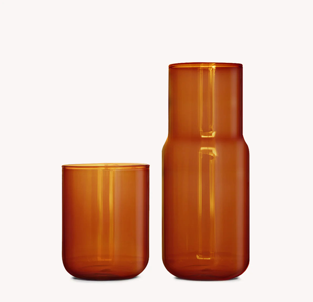 Tinted Glass Carafe