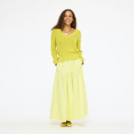 Vacance Pintuck Skirt Cactus