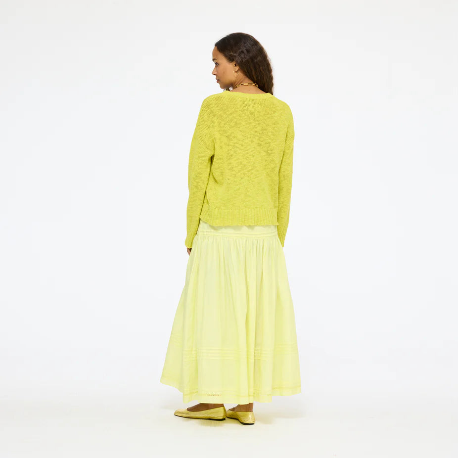 Vacance Pintuck Skirt Cactus