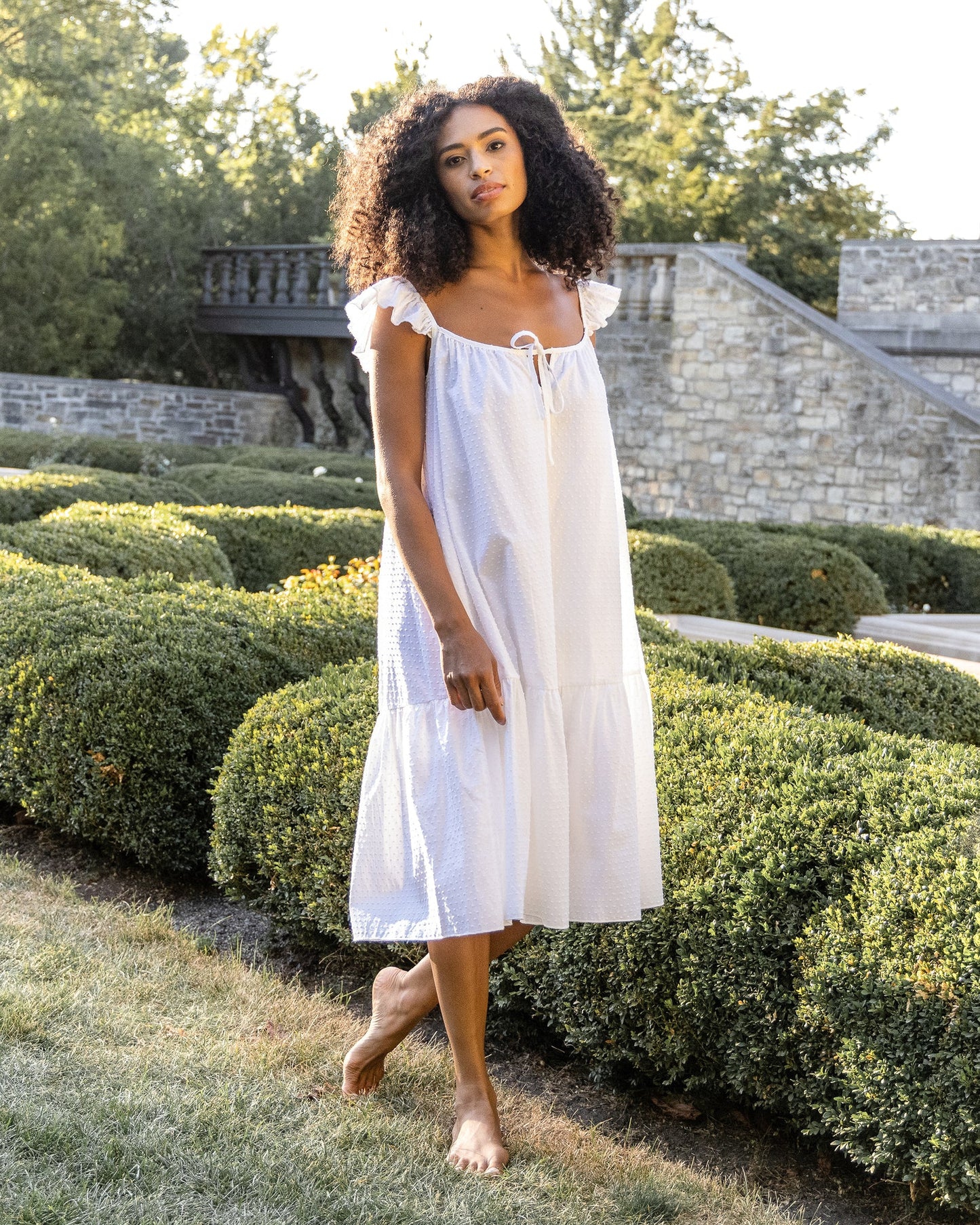 Swiss Dots Celeste Nightgown