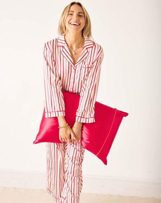 Satin Sailor PJ Set-Carousel