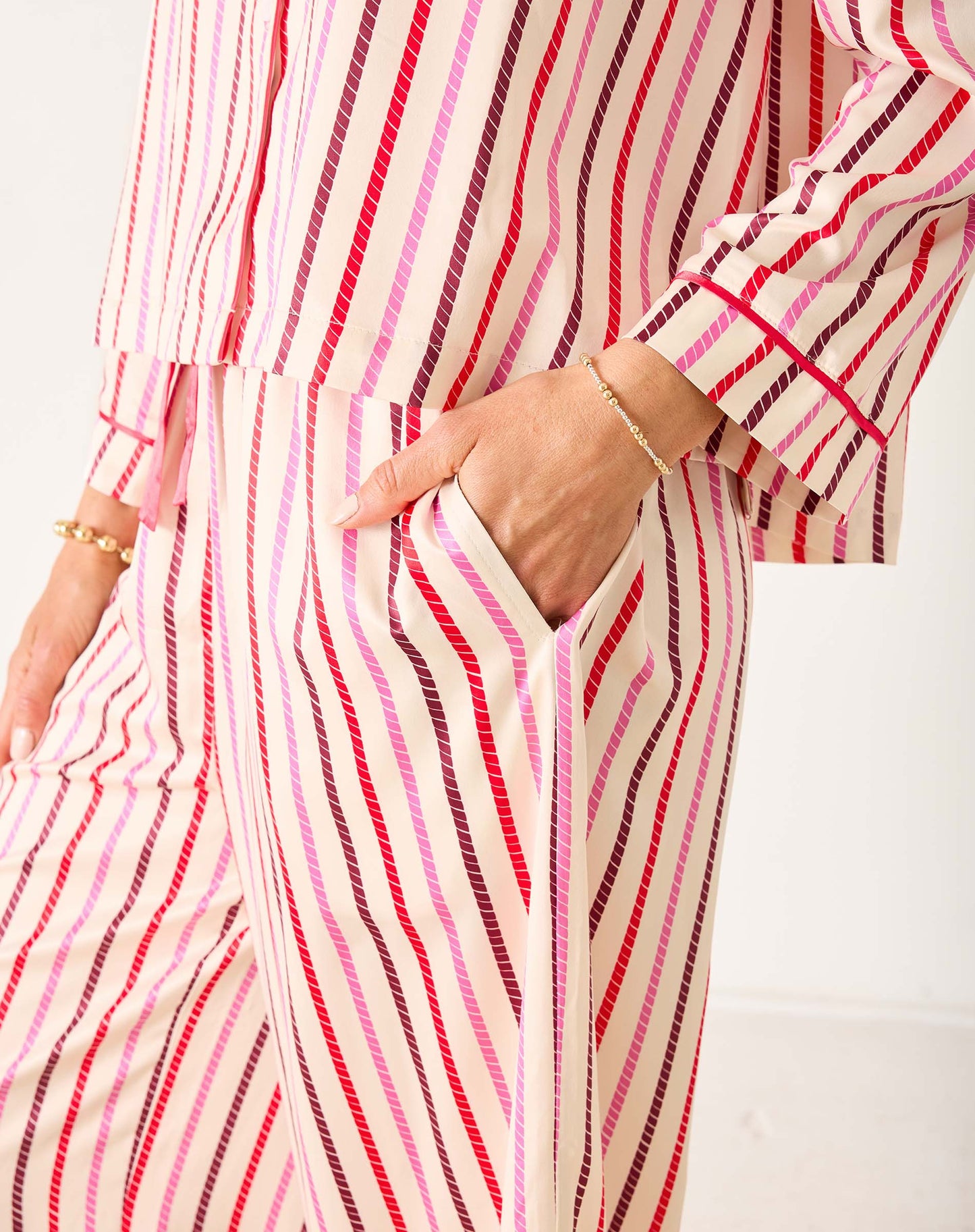 Satin Sailor PJ Set-Carousel