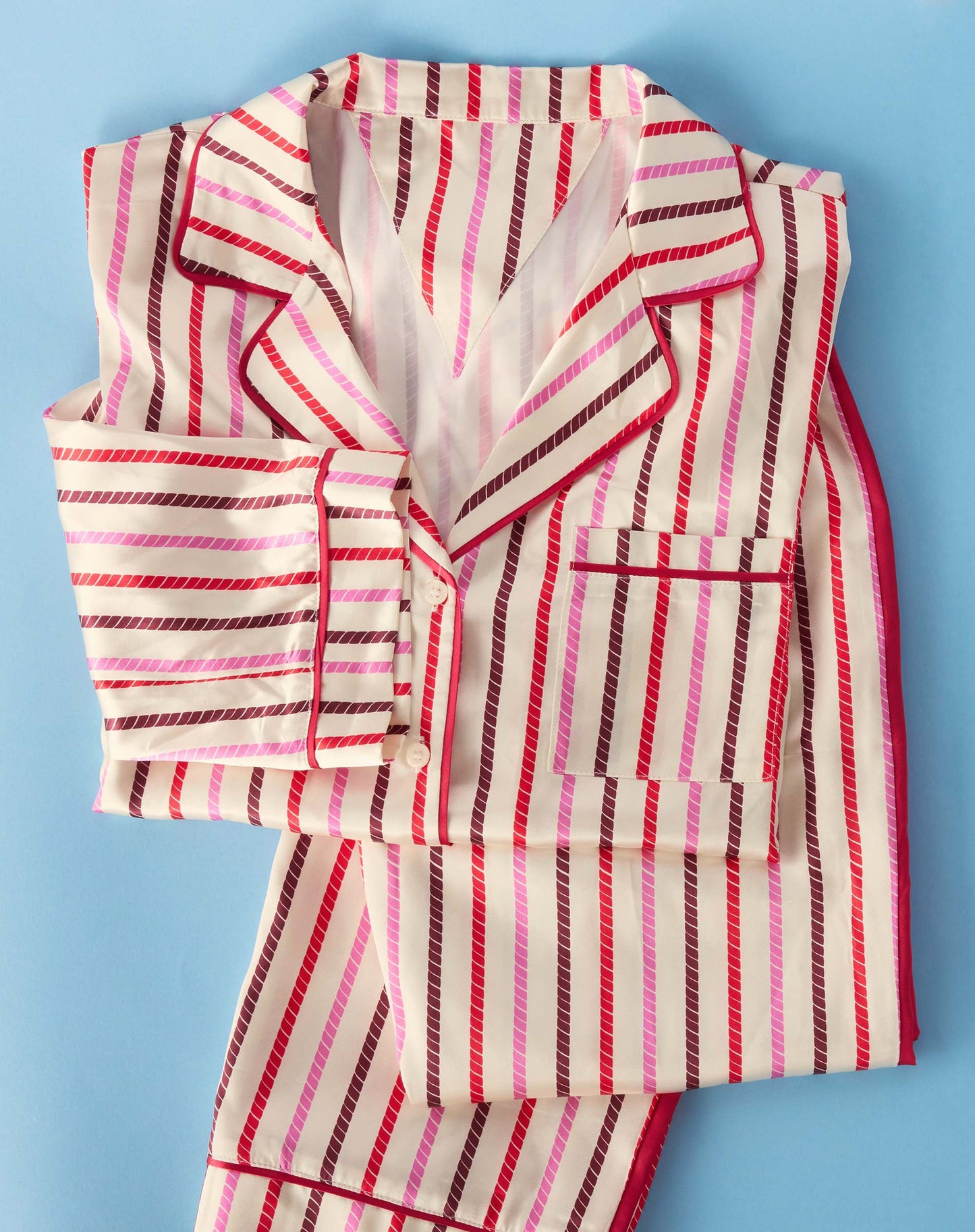 Satin Sailor PJ Set-Carousel