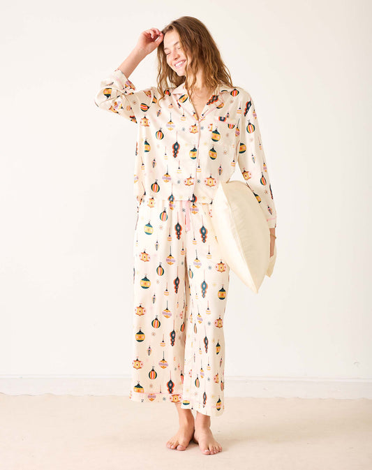 Satin Sailor PJ Set-Ornament