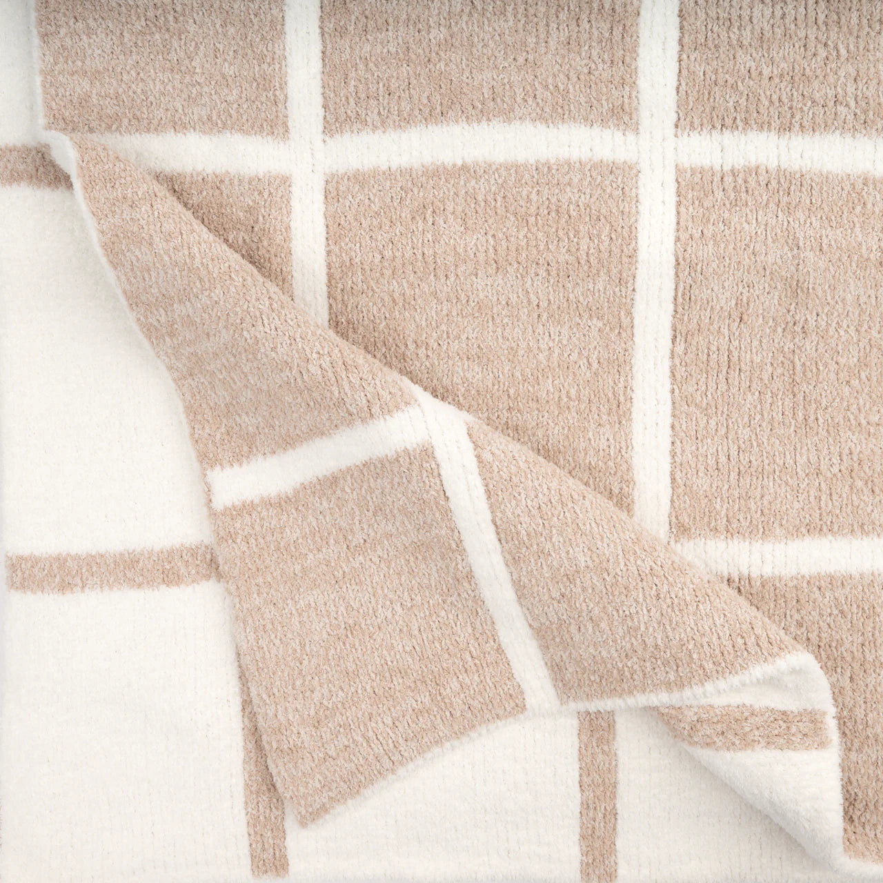 Throw-Heathered-Creme/ Wheat/Linen