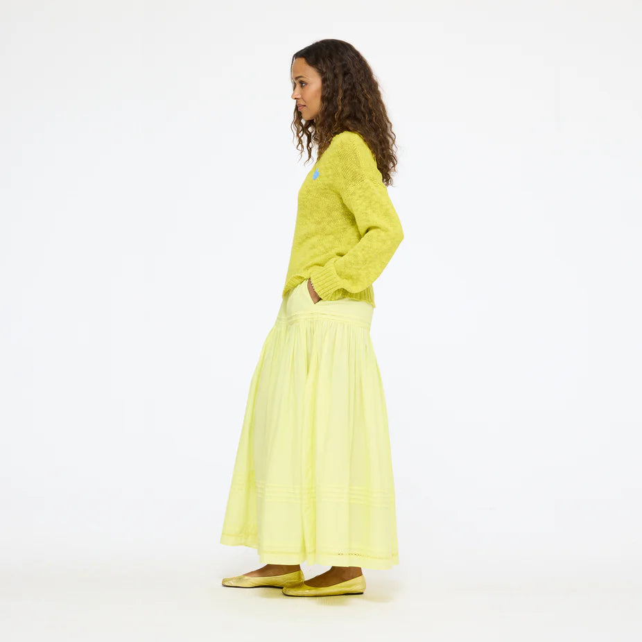 Vacance Pintuck Skirt Cactus
