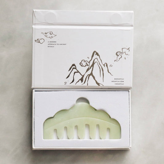 The Jade Massaging Gua Sha Comb