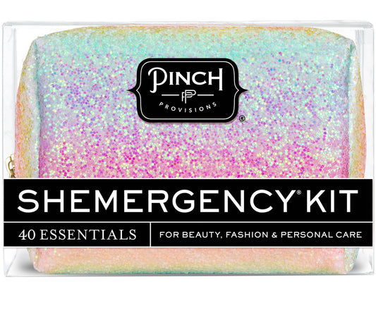 Rainbow Glitter Shemergency Kit