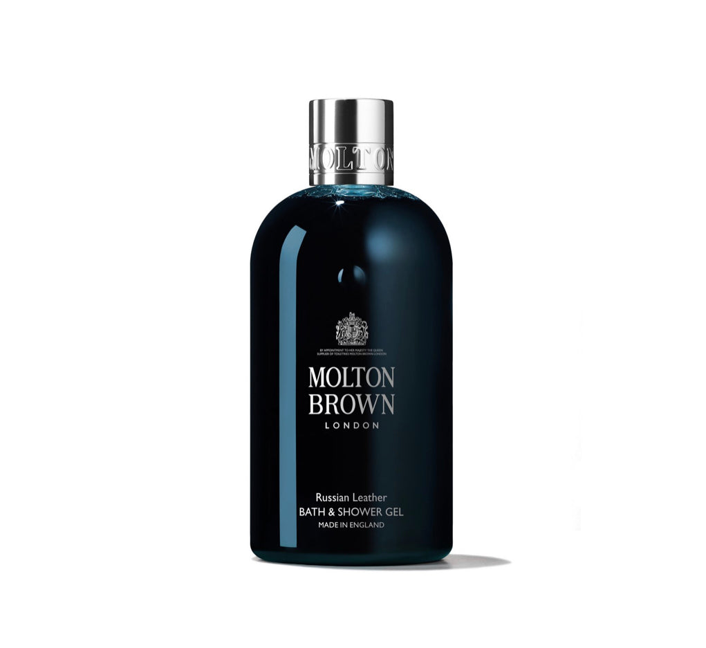 Dark Leather Bath & Shower Gel