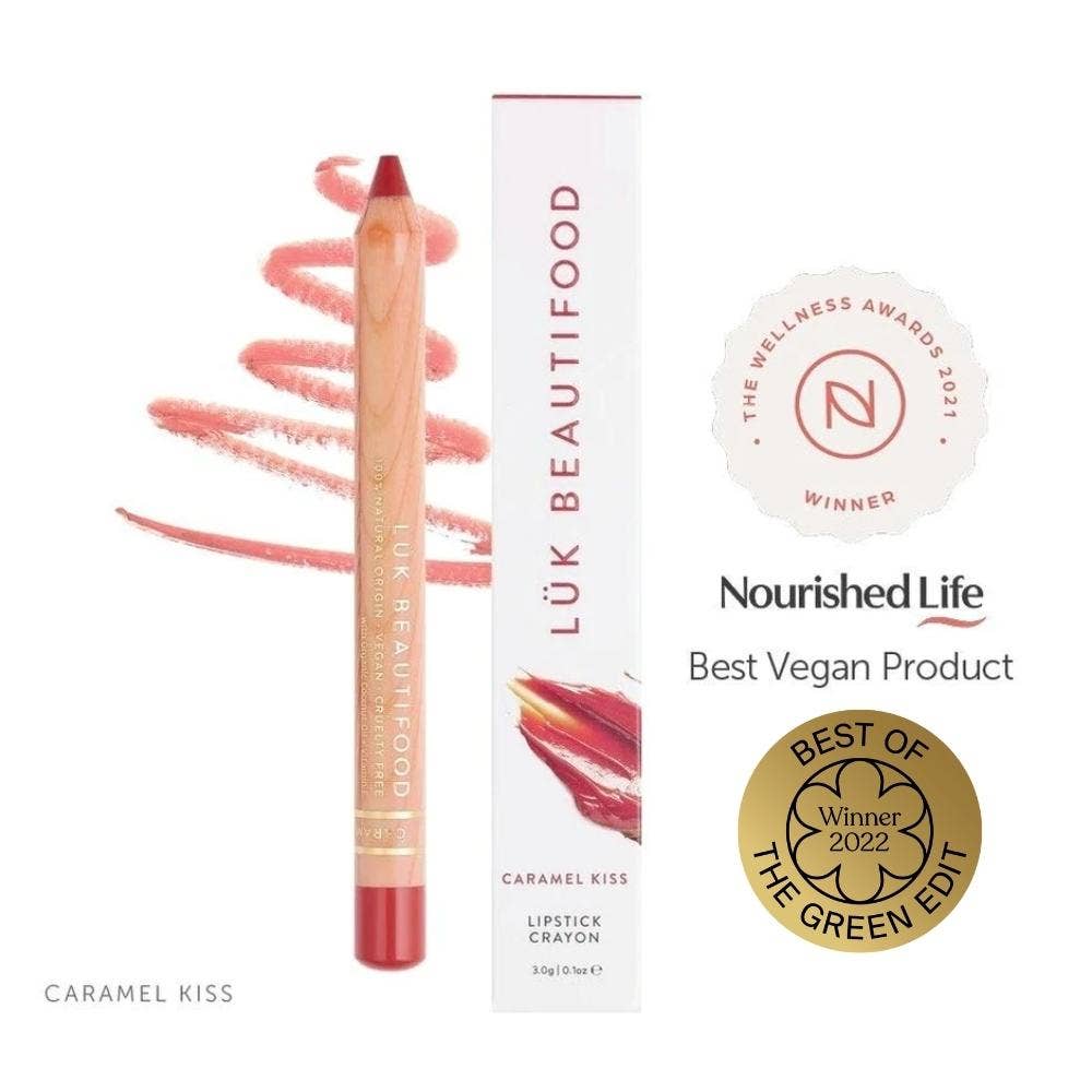 Eco-luxe Lipstick Crayon in Caramel Kiss