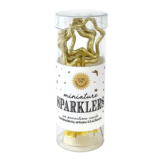 Mini Gold Sparklers Star