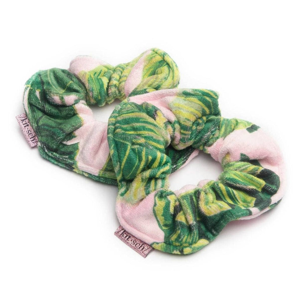 Towel Scrunchie 2 Pack - Palm Print