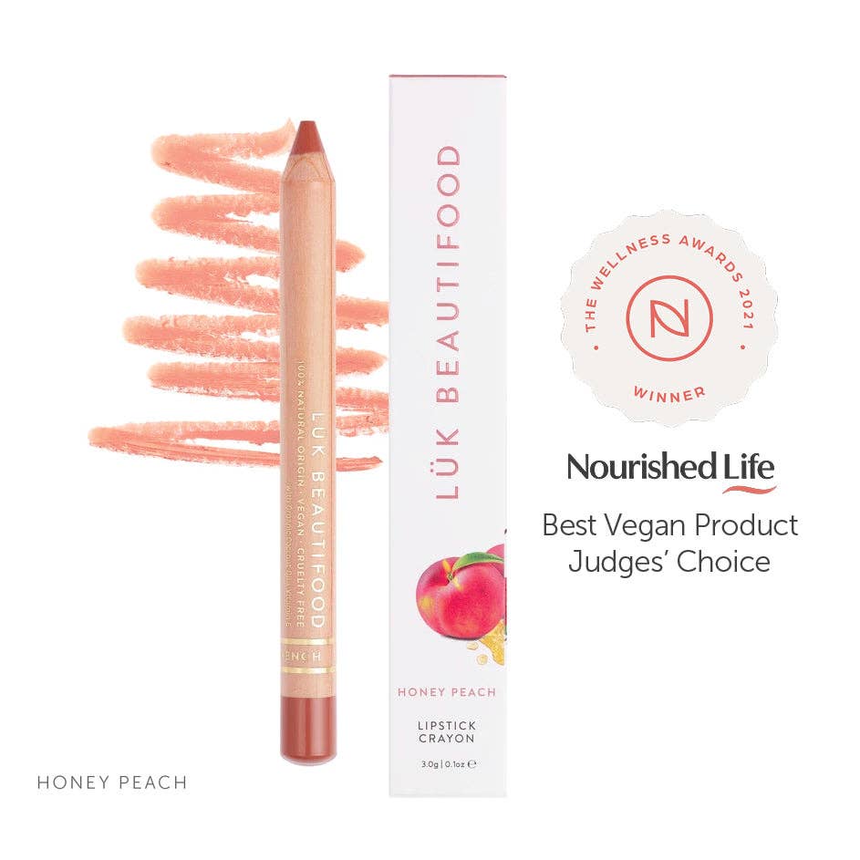 Eco-luxe Lipstick Crayon in Honey Peach