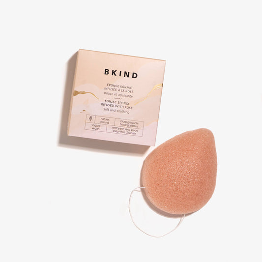 Konjac Facial Sponge - Rose