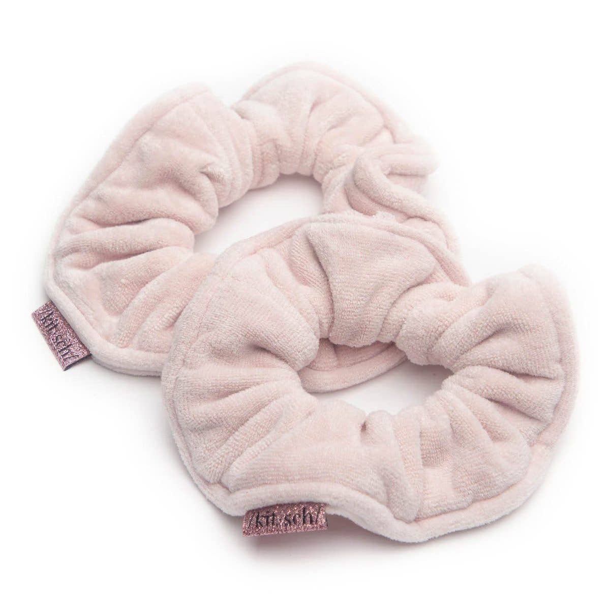 Microfiber Towel Scrunchies - Blush